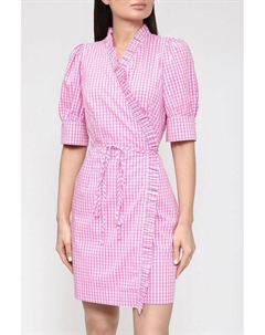 Хлопковое платье в клетку Belucci