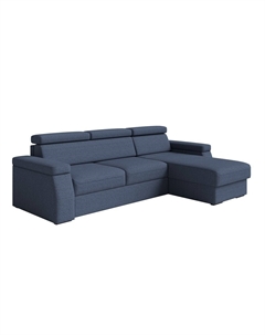 Угловой диван-кровать Synergy Ergo (Ткань: Рогожка Nice Океан) 140x196 Орматек