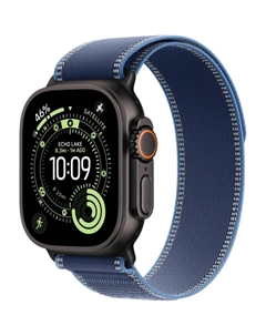 Смарт-часы Watch Ultra 3 49mm Black Titanium Case with Blue/Bright Blue Trail Loop (M/L) Apple