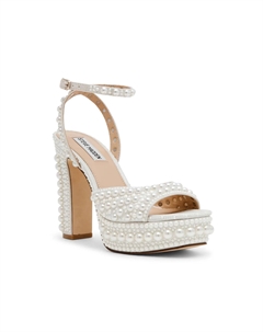Туфли Assured Platform Sandal, Pearl White Steve madden