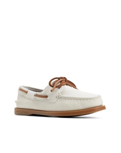 Туфли-лодочки Authentic Original 2-Eye Boat Shoe, белый Sperry