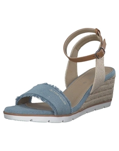 Сандалии на плоской подошве, цвет sky Tom tailor