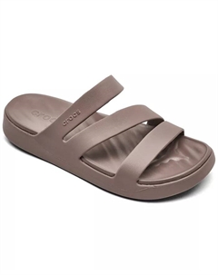 Женские повседневные босоножки Getaway с ремешками от Finish Line, коричневый Crocs