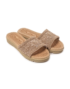 Сандалии женские коричневые с резиновой подошвой Brasileras