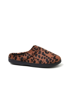 Тапочки Darcy Clog Slipper - Women's, Brown Leopard Print Dearfoams