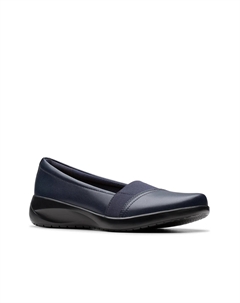 Слипоны Kaetlyn Rhea Slip-On, Navy Leather Clarks