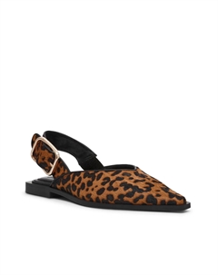 Балетки Shay Flat, Tan/Brown/Black Leopard Print Calf Hair Steve madden