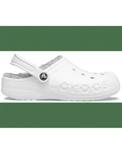 Сабо на подкладке Baya женские, цвет White / Light Grey Crocs