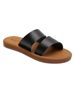 Женские шлепанцы Coastal Cool, черный Roxy