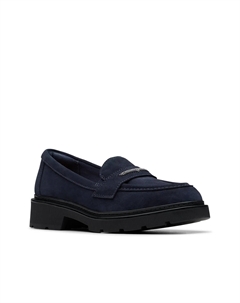 Лоферы Lauryl Step Loafer, Navy Suede Clarks