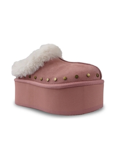 Сабо Sabi Platform Clog, Pink Suede Candies