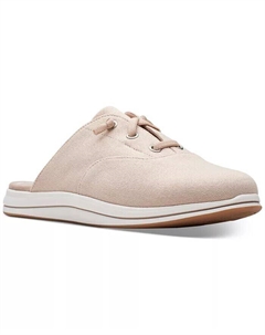 Женские слипоны на шнуровке Breeze Clara, бежевый Clarks
