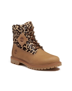 Ботинки Premium 6-Inch Waterproof Bootie - Women's, Light Brown/Beige Leopard Print Timberland
