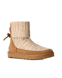 Ботинки Classic Mini Cabelle Knit Bootie, Chestnut Ugg