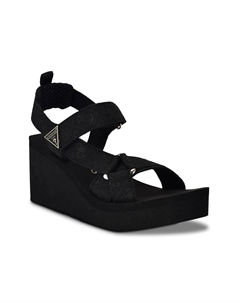 Сандалии Daysa Wedge Sandal, черный Guess
