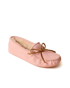 Тапочки Pile Lined Softsole Slipper - Women's, светло-розовый Minnetonka