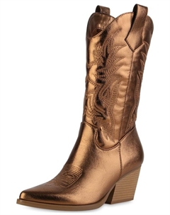 Сапоги Cowboy Ella, бронзовый Van hill