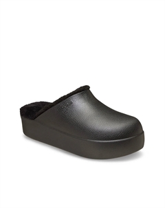 Сабо Dylan Lined Platform Clog - Women's, черный Crocs