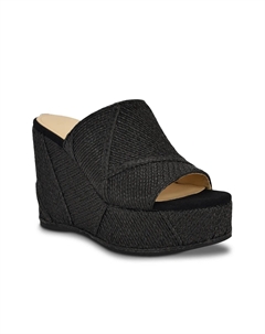 Сандалии Evenz Platform Sandal, черный Guess