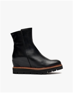 Женские ботинки на платформе и с внутренней танкеткой, черный Weekend by pedro miralles