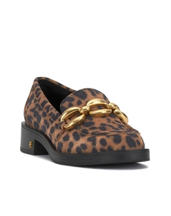 Лоферы Sayer Loafer, Tan/Black Leopard Print Suede Vince camuto