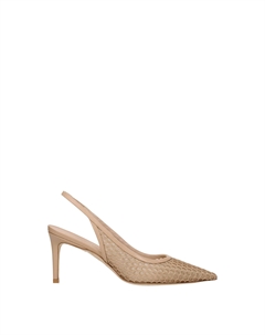 Бежевые кожаные туфли на высоком каблуке, бежевый Stuart weitzman