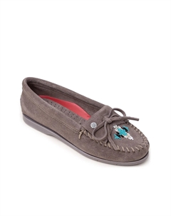 Тапочки Nizhoni Moc Slipper - Women's, серый Minnetonka