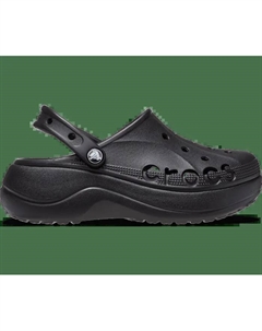 Сабо на платформе Baya женские, цвет Black Crocs