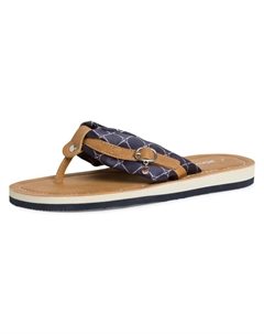 Шлепанцы "AVRIL", летняя обувь, тапочки с красивым логотипом, цвет морской волны Tamaris