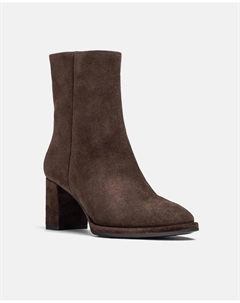 Ботинки с остроконечной ноской и ограждением, коричневый Unisa