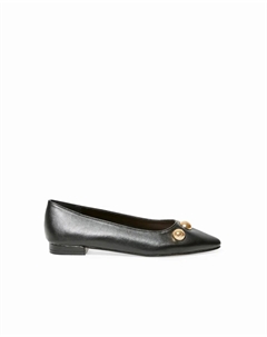 Балетки с шипами, черный Сфера