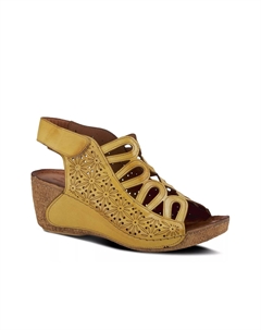Сандалии Inocencia Wedge Sandal, горчично-желтый Spring step