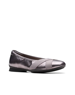 Слипоны Jazmynn Gem Slip-On, Pewter Synthetic Clarks