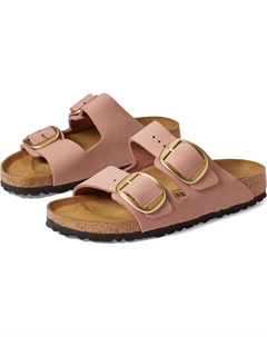 Сандалии Arizona Big Buckle - Nubuck Leather, Old Rose Nubuck Birkenstock