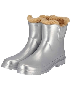 Женские сапоги Челси Веллингтон с подкладкой из искусственного меха, 100% резина Xq footwear