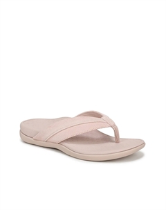 Сандалии Tide Shore Flip Flop, Rose Pink Suede Vionic