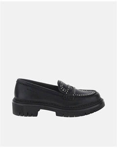 Женские мокасины с маской, черный Stonefly