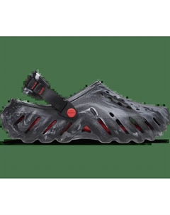 Мраморные сабо Echo женские, цвет Black / Flame Crocs