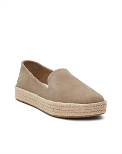 Слипоны Carolina Platform Espadrille Slip-On - Women's, серо-коричневый Toms
