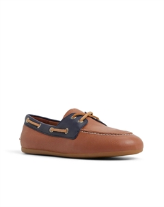Туфли-лодочки Slim Boat Shoe, темно-синий/коньячный Sperry