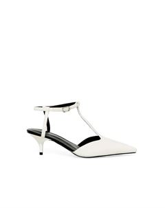 Женские туфли-Merceditas с каблуком, белый Сфера