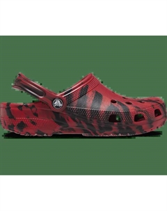 Классические мраморные сабо женские, цвет Pepper / Black Crocs