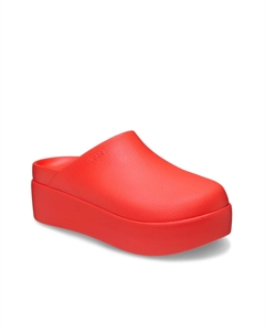 Сабо Dylan Platform Clog - Women's, ярко-красный Crocs