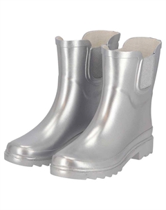 Женские сапоги Chelsea Wellington – металлик – 100% резина – фестивальные сапоги Xq footwear