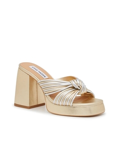 Сандалии Sailor Platform Sandal, Gold/Silver Metallic Steve madden