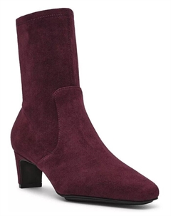 Женские ботильоны Iga на низком каблуке, фиолетовый Anne klein