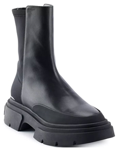 Женские зимние ботильоны Fleming на устойчивом каблуке, черный Dkny