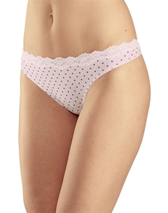 Стринги, цвет rosa uni, gepunktet gestreift, gestreift Lascana