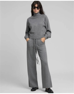 Дамской свитер с длинными рукавами и высоким воротником, серый Replay