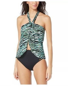 Женский топ танкини с бретелькой на бретельках и брюки в тон, мультиколор Vince camuto